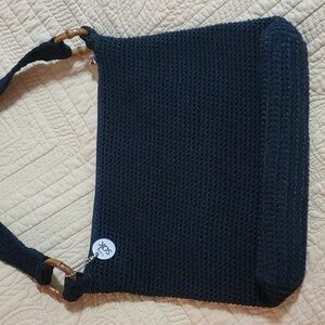 Sac Woven Black Bag